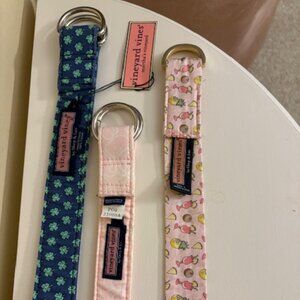 SOLD******3  Vineyard Vines belts varying sizes